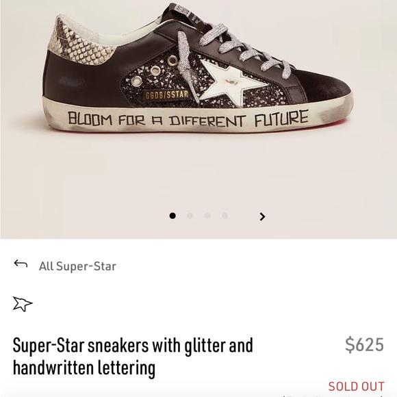 Golden Goose Super Star Size 36 Bloom For A Different Future - Picture 2 of 13